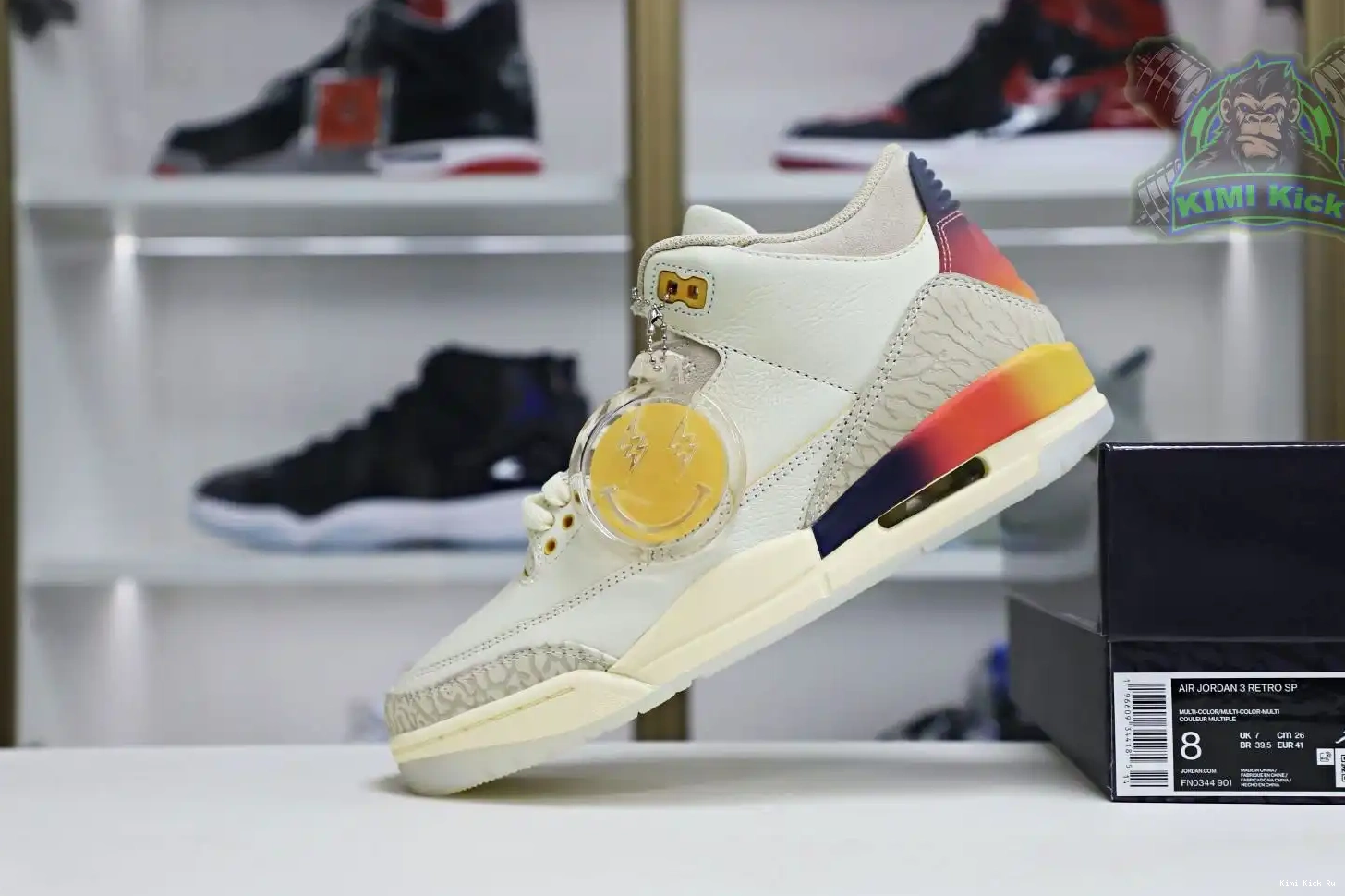 Kimikick Jordan3 Air Jordan JBalvin x 0713